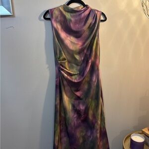 SHEIN Multicolor Swirl Maxi Dress